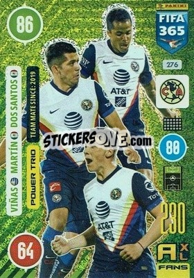 Sticker Federico Viñas / Henry Martin / Giovani dos Santos - FIFA 365: 2020-2021. Adrenalyn XL n. 276 - Panini