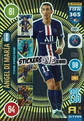 Sticker Ángel Di Maria - FIFA 365: 2020-2021. Adrenalyn XL n. 287 - Panini