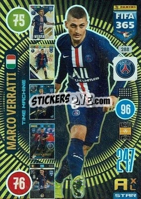 Sticker Marco Verratti - FIFA 365: 2020-2021. Adrenalyn XL n. 288 - Panini