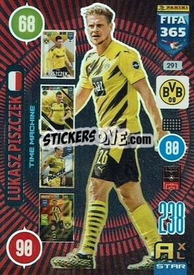 Sticker Lukasz Piszczek - FIFA 365: 2020-2021. Adrenalyn XL n. 291 - Panini