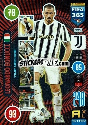 Sticker Leonardo Bonucci - FIFA 365: 2020-2021. Adrenalyn XL n. 295 - Panini