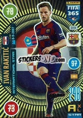 Sticker Ivan Rakitic - FIFA 365: 2020-2021. Adrenalyn XL - Panini