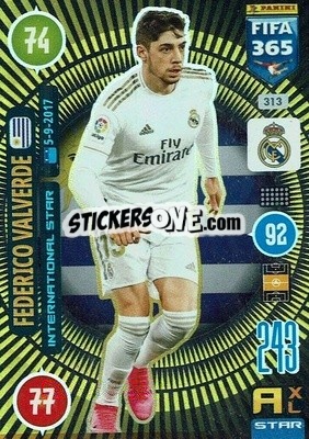 Sticker Federico Valverde - FIFA 365: 2020-2021. Adrenalyn XL n. 313 - Panini