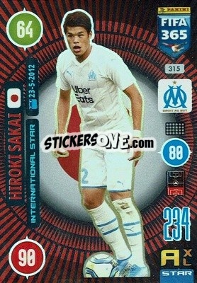 Sticker Hiroki Sakai - FIFA 365: 2020-2021. Adrenalyn XL n. 315 - Panini