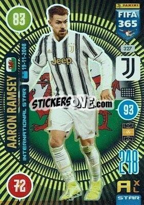 Sticker Aaron Ramsey - FIFA 365: 2020-2021. Adrenalyn XL - Panini