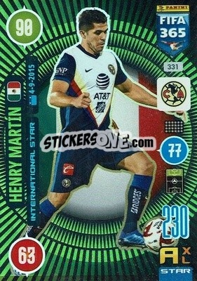 Sticker Henry Martin - FIFA 365: 2020-2021. Adrenalyn XL n. 331 - Panini