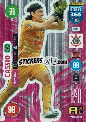 Sticker Cássio - FIFA 365: 2020-2021. Adrenalyn XL n. 335 - Panini