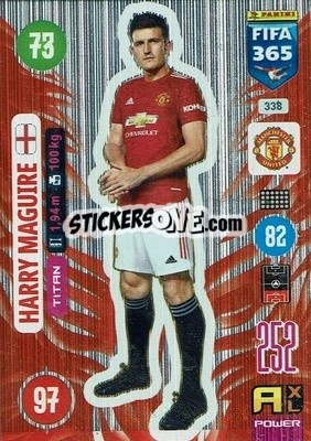 Sticker Harry Maguire - FIFA 365: 2020-2021. Adrenalyn XL n. 338 - Panini