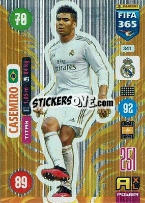 Figurina Casemiro - FIFA 365: 2020-2021. Adrenalyn XL - Panini