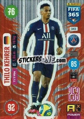 Sticker Thilo Kehrer - FIFA 365: 2020-2021. Adrenalyn XL n. 343 - Panini