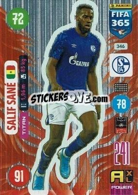 Sticker Salif Sané - FIFA 365: 2020-2021. Adrenalyn XL n. 346 - Panini