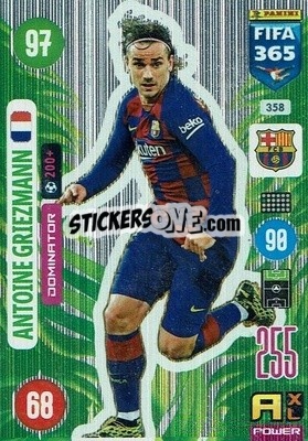 Sticker Antoine Griezmann - FIFA 365: 2020-2021. Adrenalyn XL n. 358 - Panini