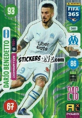 Sticker Dario Benedetto - FIFA 365: 2020-2021. Adrenalyn XL n. 360 - Panini