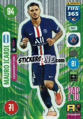 Sticker Mauro Icardi - FIFA 365: 2020-2021. Adrenalyn XL - Panini
