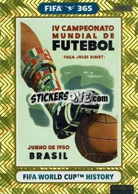 Sticker 1950 Brazil - FIFA 365: 2020-2021. Adrenalyn XL n. 373 - Panini