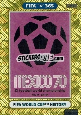 Sticker 1970 Mexico - FIFA 365: 2020-2021. Adrenalyn XL n. 378 - Panini