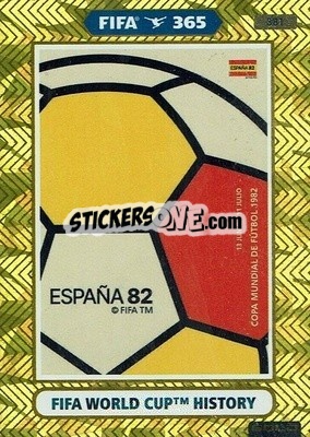 Sticker 1982 Spain - FIFA 365: 2020-2021. Adrenalyn XL n. 381 - Panini