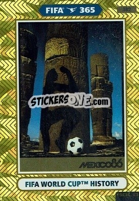 Sticker 1986 Mexico - FIFA 365: 2020-2021. Adrenalyn XL n. 382 - Panini