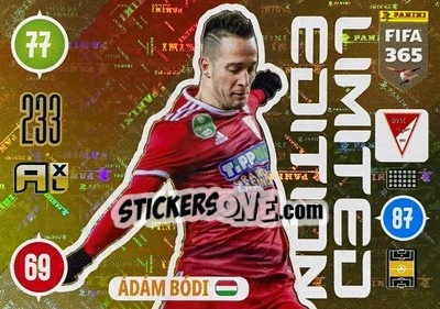 Sticker Ádám Bódi - FIFA 365: 2020-2021. Adrenalyn XL - Panini