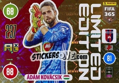 Figurina Adam Kovacsik - FIFA 365: 2020-2021. Adrenalyn XL - Panini