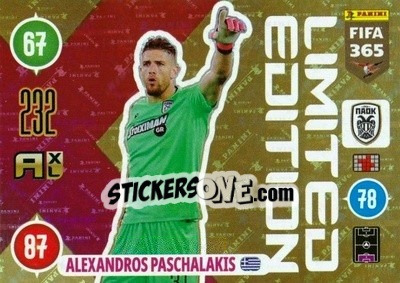 Sticker Alexandros Paschalakis - FIFA 365: 2020-2021. Adrenalyn XL n. LE-AP - Panini