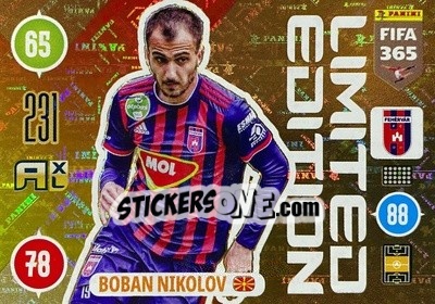 Cromo Boban Nikolov - FIFA 365: 2020-2021. Adrenalyn XL - Panini