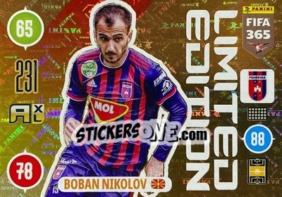 Sticker Boban Nikolov - FIFA 365: 2020-2021. Adrenalyn XL n. LE-BN - Panini
