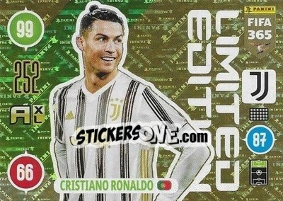 Sticker Cristiano Ronaldo - FIFA 365: 2020-2021. Adrenalyn XL n. LE-CR - Panini