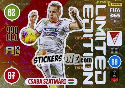 Sticker Csaba Szatmari - FIFA 365: 2020-2021. Adrenalyn XL n. LE-CS - Panini
