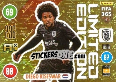 Sticker Diego Biseswar - FIFA 365: 2020-2021. Adrenalyn XL n. LE-DB - Panini