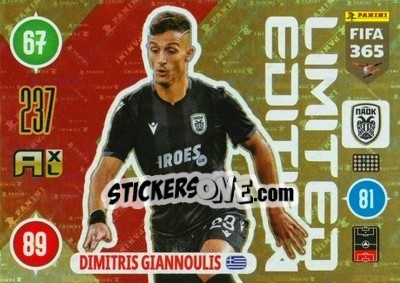 Figurina Dimitris Giannoulis - FIFA 365: 2020-2021. Adrenalyn XL - Panini