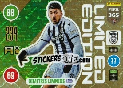 Sticker Dimitris Limnios - FIFA 365: 2020-2021. Adrenalyn XL n. LE-DL - Panini
