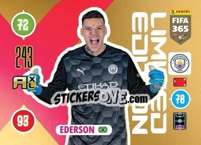 Sticker Ederson - FIFA 365: 2020-2021. Adrenalyn XL n. LE-E - Panini
