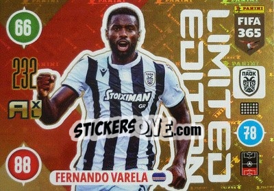 Sticker Fernando Varela - FIFA 365: 2020-2021. Adrenalyn XL n. LE-FV - Panini