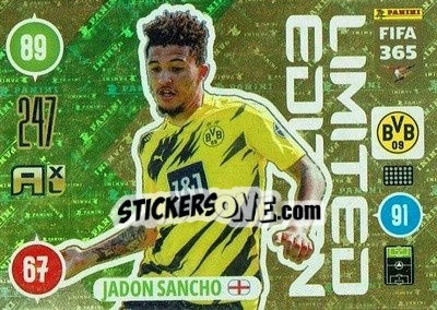 Cromo Jadon Sancho - FIFA 365: 2020-2021. Adrenalyn XL - Panini