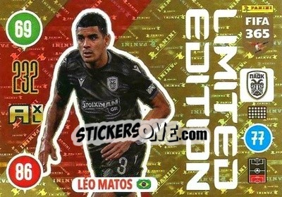 Sticker Leo Matos - FIFA 365: 2020-2021. Adrenalyn XL - Panini