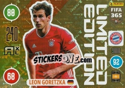 Figurina Leon Goretzka - FIFA 365: 2020-2021. Adrenalyn XL - Panini