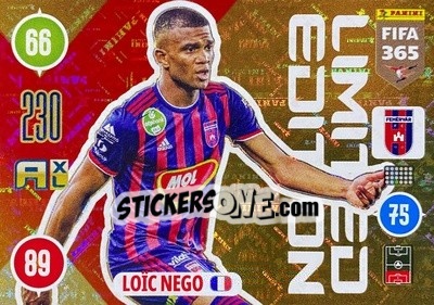 Sticker Loïc Négo - FIFA 365: 2020-2021. Adrenalyn XL n. LE-LN - Panini