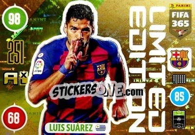 Sticker Luis Suárez - FIFA 365: 2020-2021. Adrenalyn XL n. LE-LS - Panini