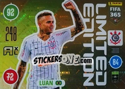 Sticker Luan - FIFA 365: 2020-2021. Adrenalyn XL n. LE-LU - Panini