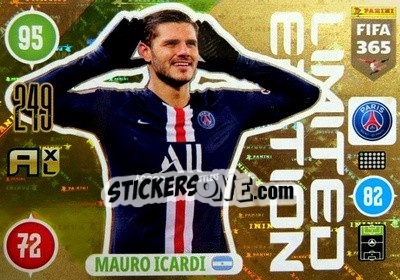 Sticker Mauro Icardi - FIFA 365: 2020-2021. Adrenalyn XL n. LE-MI - Panini