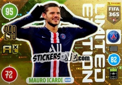 Cromo Mauro Icardi - FIFA 365: 2020-2021. Adrenalyn XL - Panini