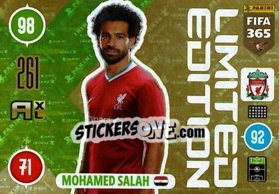 Cromo Mohamed Salah - FIFA 365: 2020-2021. Adrenalyn XL - Panini