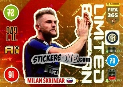 Sticker Milan Škriniar - FIFA 365: 2020-2021. Adrenalyn XL n. LE-MSK - Panini