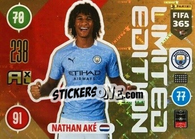 Sticker Nathan Aké - FIFA 365: 2020-2021. Adrenalyn XL n. LE-NA - Panini