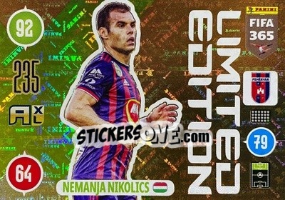 Sticker Nemanja Nikolic - FIFA 365: 2020-2021. Adrenalyn XL - Panini