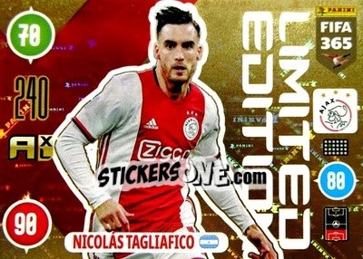 Sticker Nicolás Tagliafico - FIFA 365: 2020-2021. Adrenalyn XL - Panini