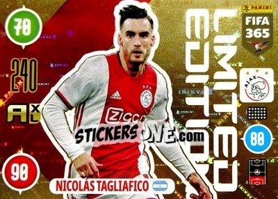 Sticker Nicolás Tagliafico - FIFA 365: 2020-2021. Adrenalyn XL n. LE-NT - Panini
