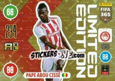 Sticker Pape Abou Cisse - FIFA 365: 2020-2021. Adrenalyn XL n. LE-PAC - Panini