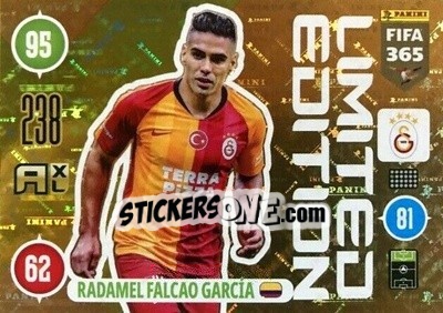 Sticker Radamel Falcao García - FIFA 365: 2020-2021. Adrenalyn XL n. LE-RFG - Panini